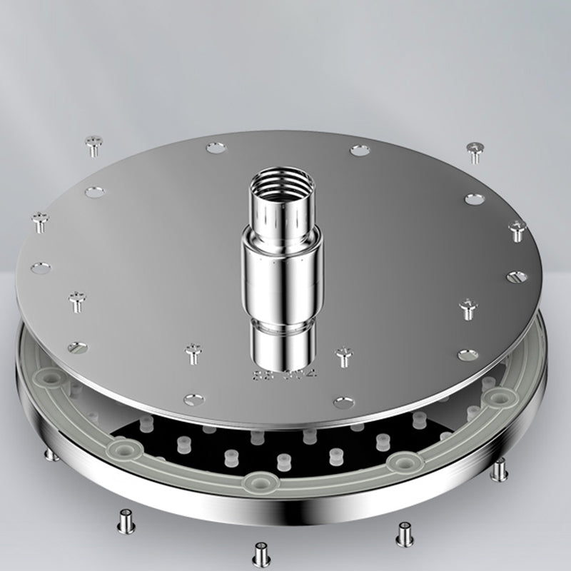 Sikunuo | Contemporary Showerhead Combination Dual Showerhead Stainless Steel Wall-Mounted Showerhead