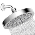 Sikunuo | Contemporary Shower Combination Fixed Shower Head Stainless Steel Wall Mounted Round Shower Head