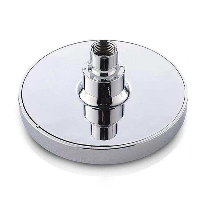 Sikunuo | Contemporary Shower Combination Fixed Shower Head Stainless Steel Wall Mounted Round Shower Head