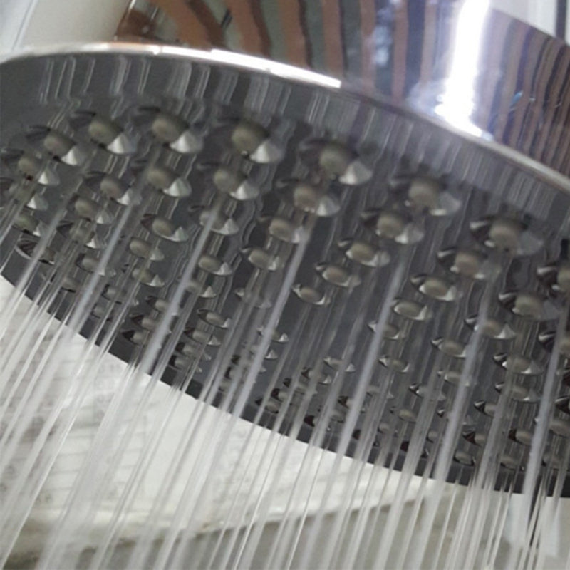 Sikunuo | Contemporary Shower Combination Fixed Shower Head Stainless Steel Wall Mounted Round Shower Head