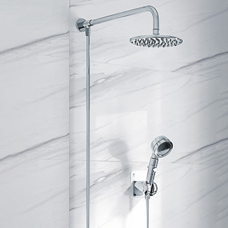 Sikunuo | Contemporary Shower Head Combination Polished Stainless Steel Ceiling Mounted Shower Head