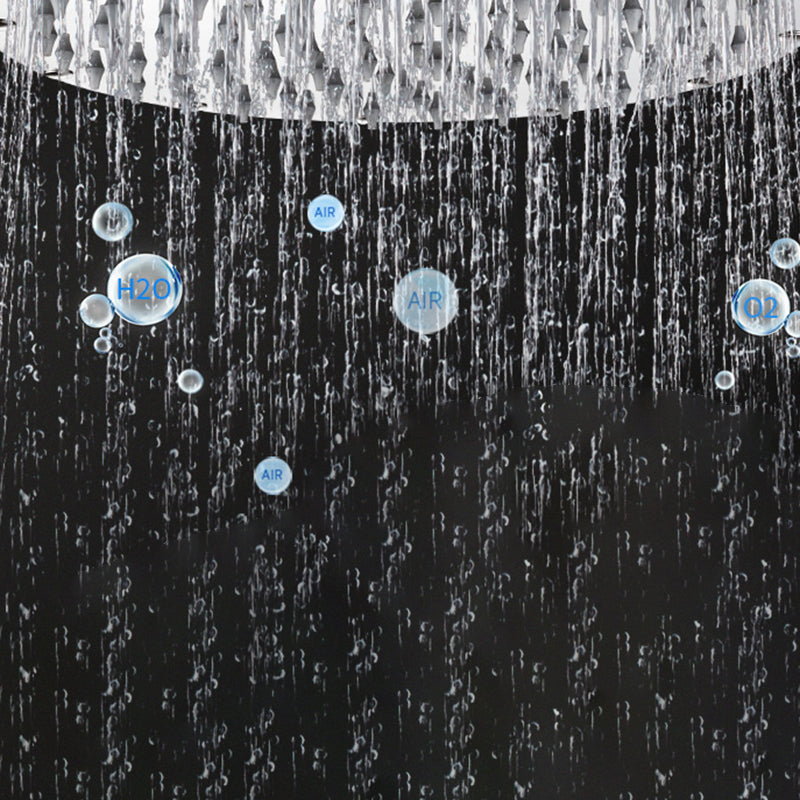 Sikunuo | Contemporary Shower Head Combination Polished Stainless Steel Ceiling Mounted Shower Head