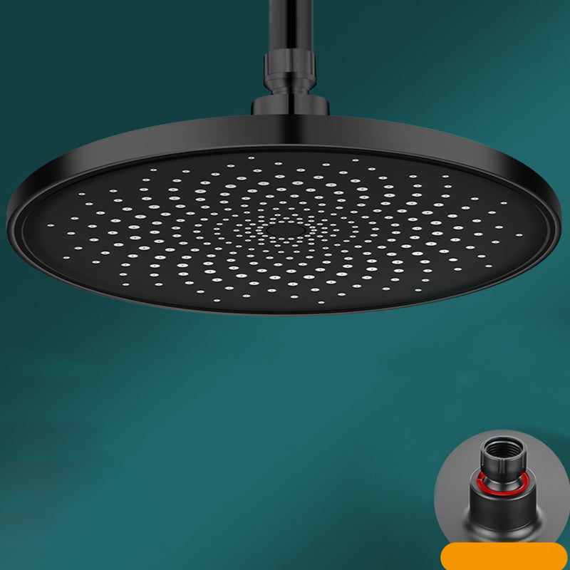 Sikunuo | Contemporary Showerhead Combination Rainfall Chrome Wall Mount Showerhead