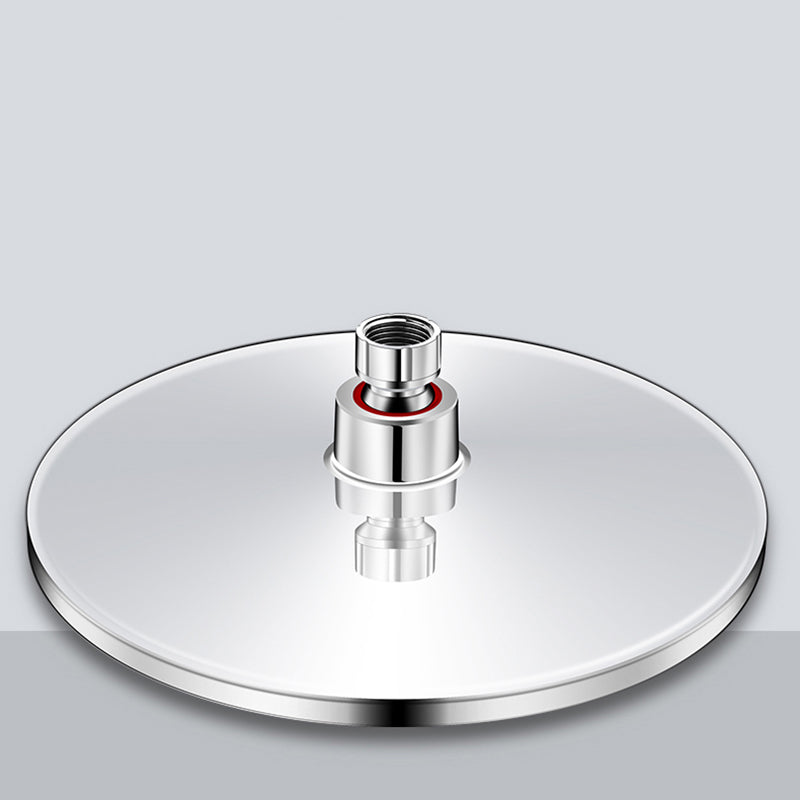 Sikunuo | Contemporary Showerhead Combination Rainfall Chrome Wall Mount Showerhead