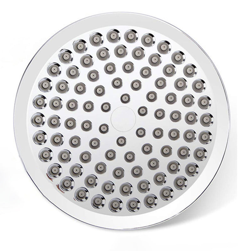 Sikunuo | Contemporary Shower Combination Double Shower Head Chrome Wall Mounted Round Shower Head