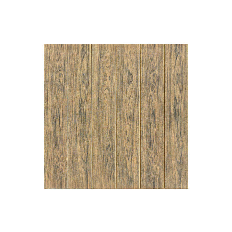 Sikunuo | Modern Wood Paneling Smooth Wall Indoor Wood Planks Set of 2