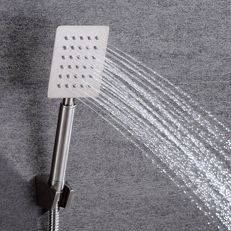 Sikunuo | Contemporary Shower Combo Handheld Showerhead Stainless Steel Wall Mounted Showerhead