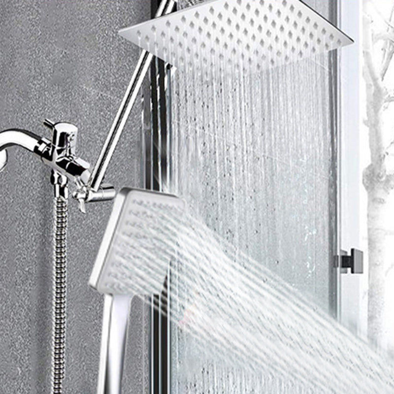 Sikunuo | Contemporary Shower Combination Shower Head with Double Shower Head Ceiling Mounted Square Shower Head