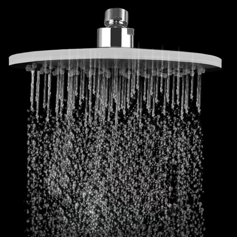 Sikunuo | Bathroom Shower Head Round Rainfall Ceiling Mounted Fixed Shower Head