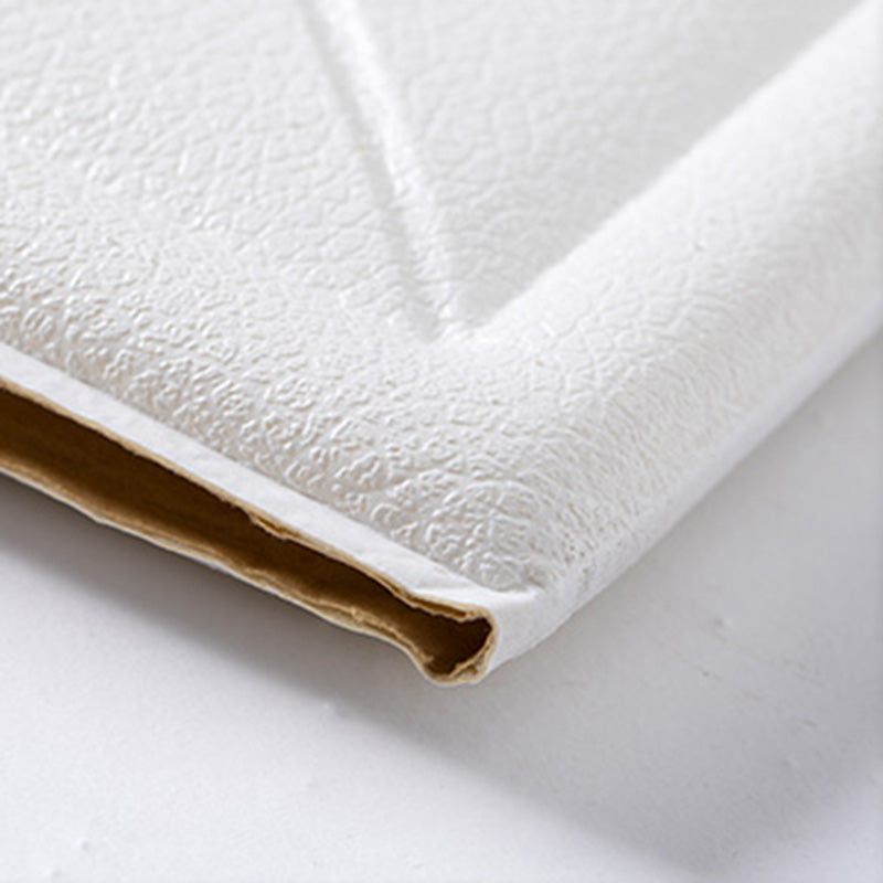 Sikunuo | Glam Style Foam Water-Resistant Wall Cladding Living Room 3D Embossing Wall Cladding