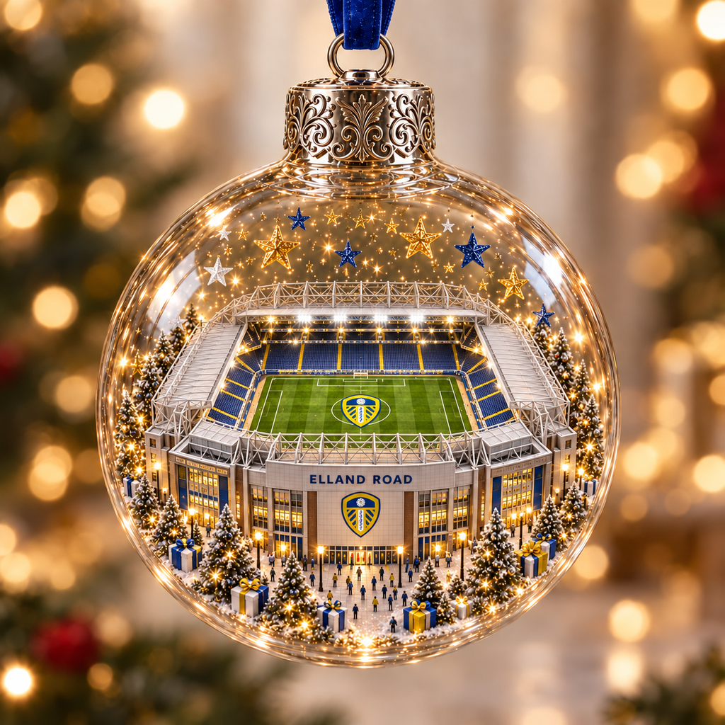 Bring the Stadium Home — Light-Up Football Stadium Christmas Ornament