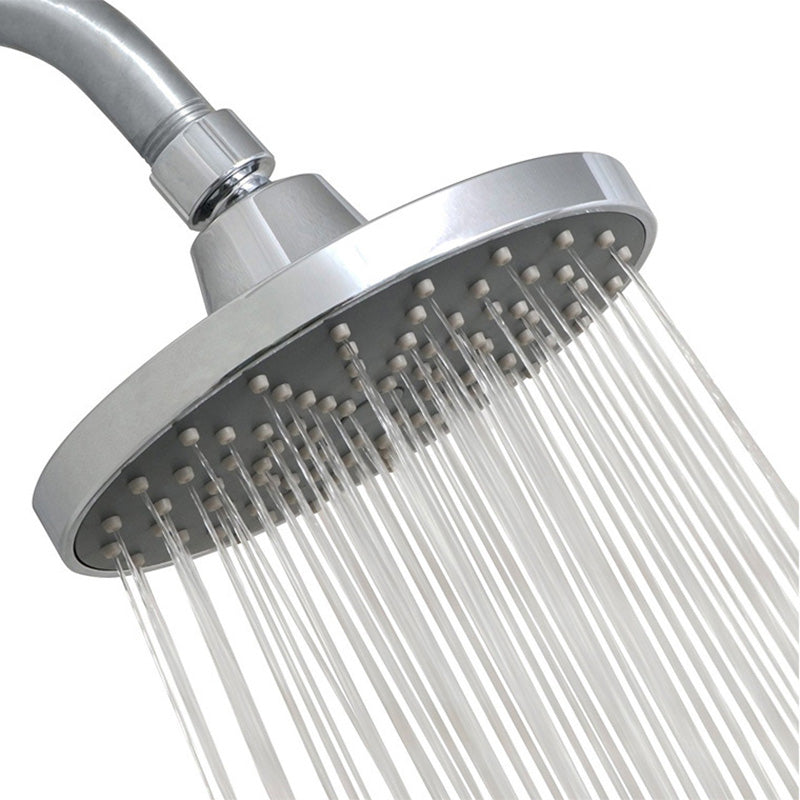 Sikunuo | Round Fest Shower Head Silver Single Jet Wall Mounted Shower Head