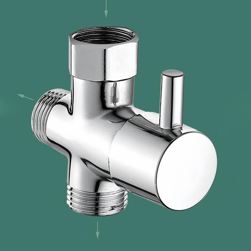Sikunuo | Modern Showerhead Combination Double Showerhead Polished Stainless Steel Wall Mounted Showerhead