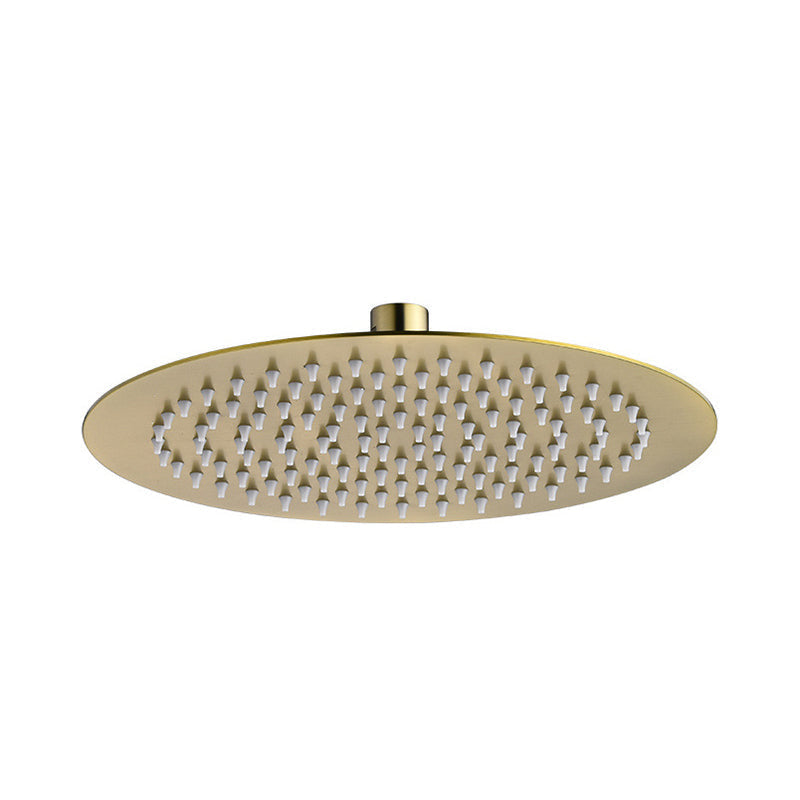 Sikunuo | Polished brass round fixed shower head stainless steel wall mounted shower head