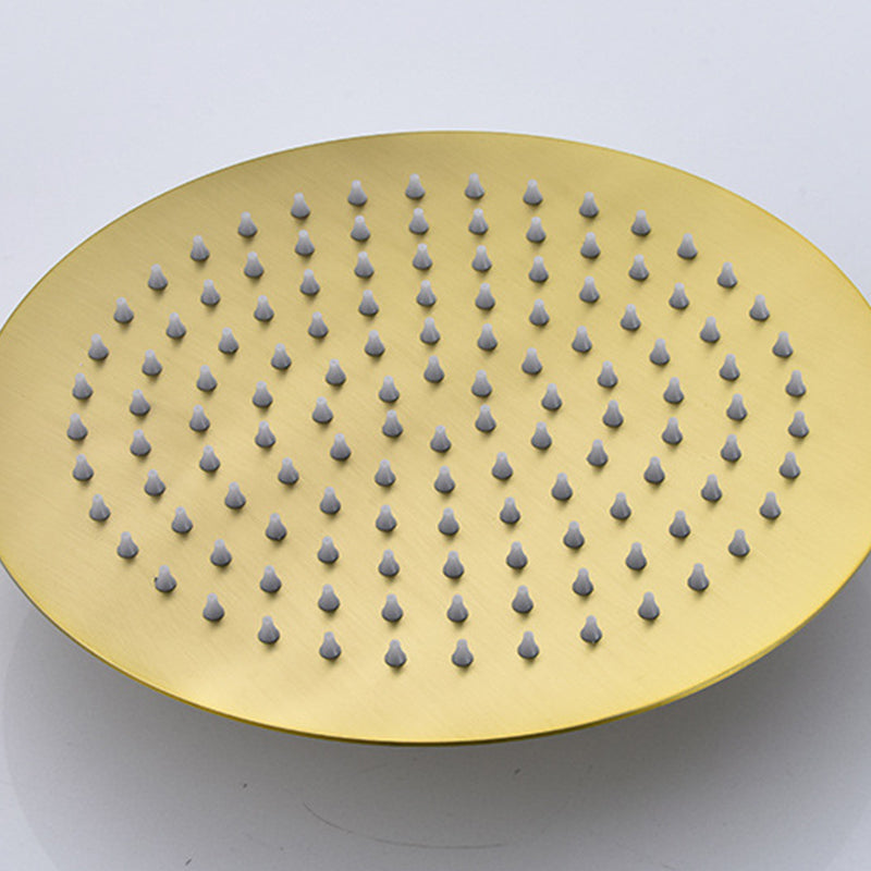 Sikunuo | Polished brass round fixed shower head stainless steel wall mounted shower head