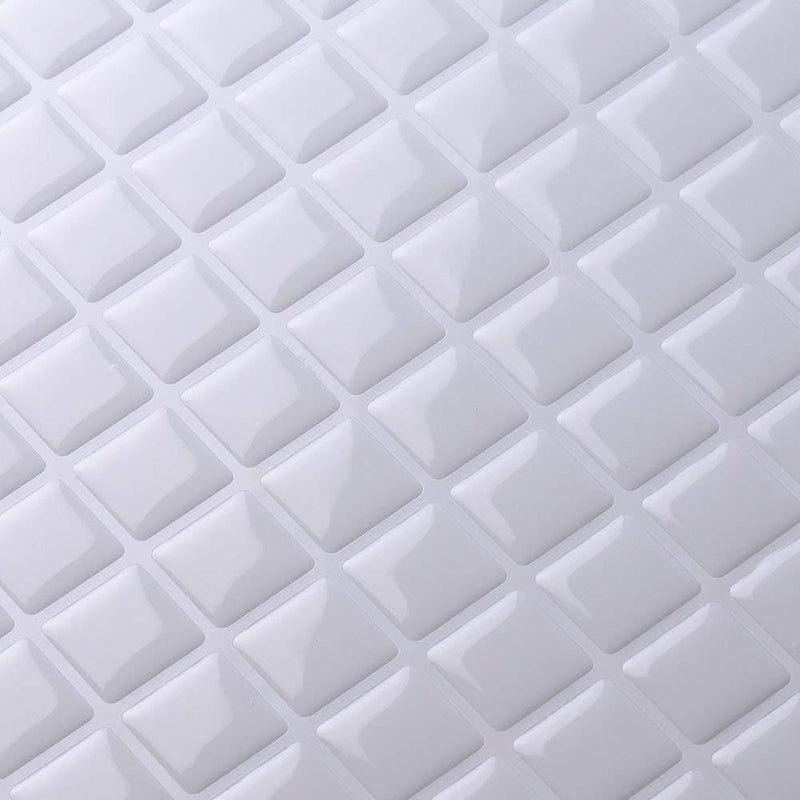 Sikunuo | Peel-and-Stick Tile Square Stain-Resistant Mosaic Peel-and-Stick Tile for the Kitchen