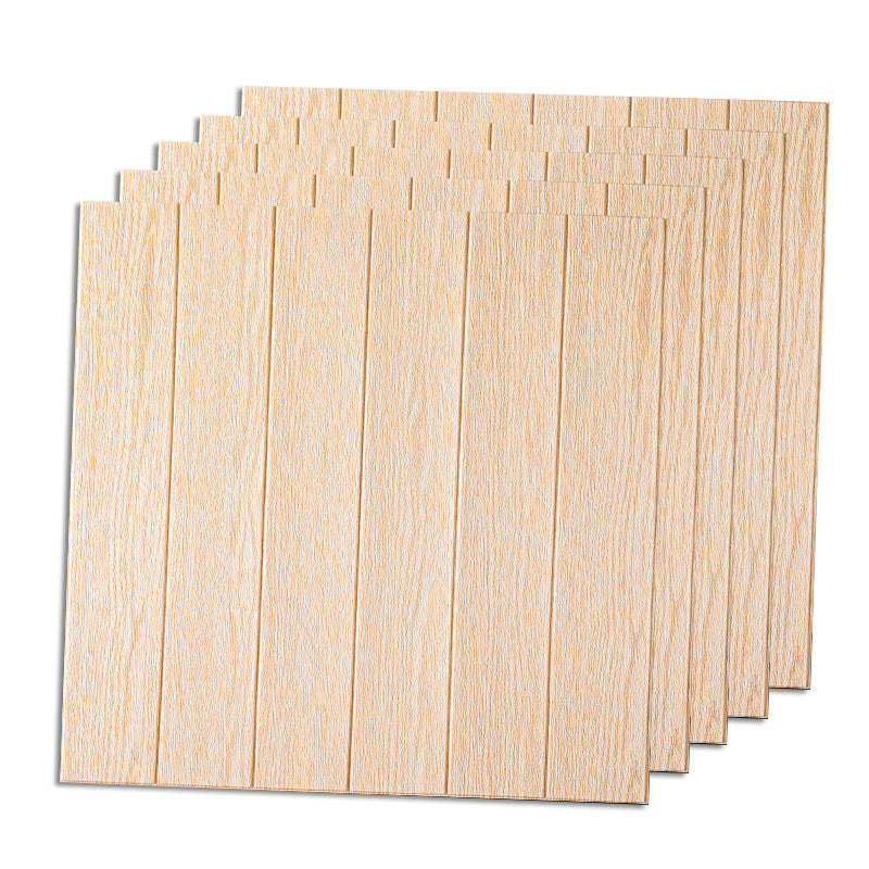 Sikunuo | Living Room Wall Paneling Peel and Stick Wood Look Design Waterproof Wall Paneling