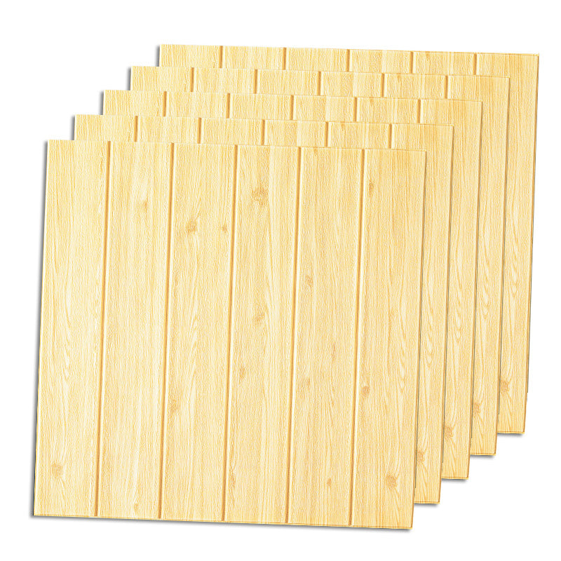 Sikunuo | Living Room Wall Paneling Peel and Stick Wood Look Design Waterproof Wall Paneling
