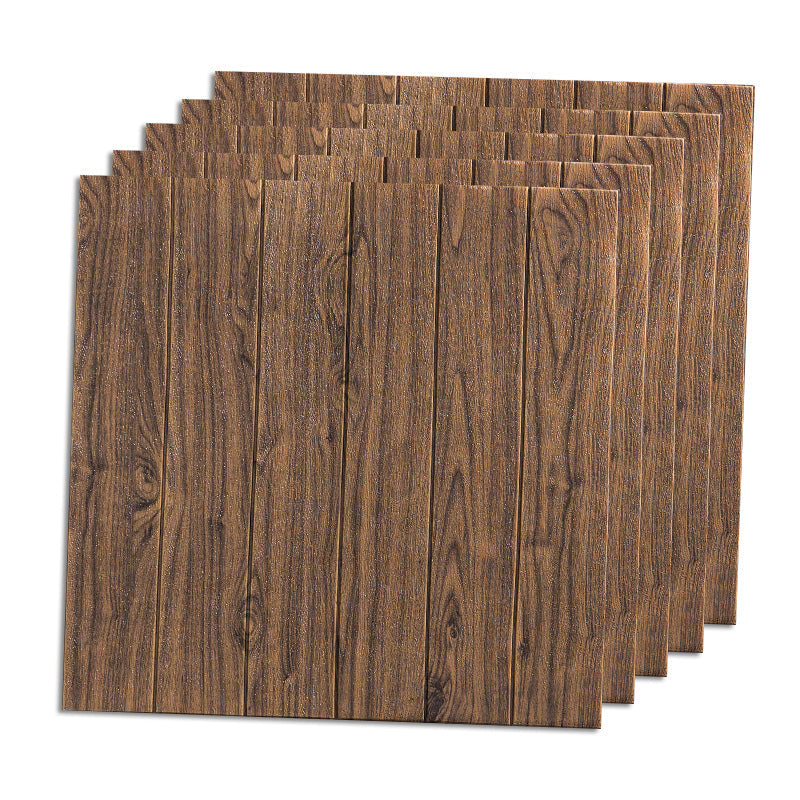Sikunuo | Living Room Wall Paneling Peel and Stick Wood Look Design Waterproof Wall Paneling