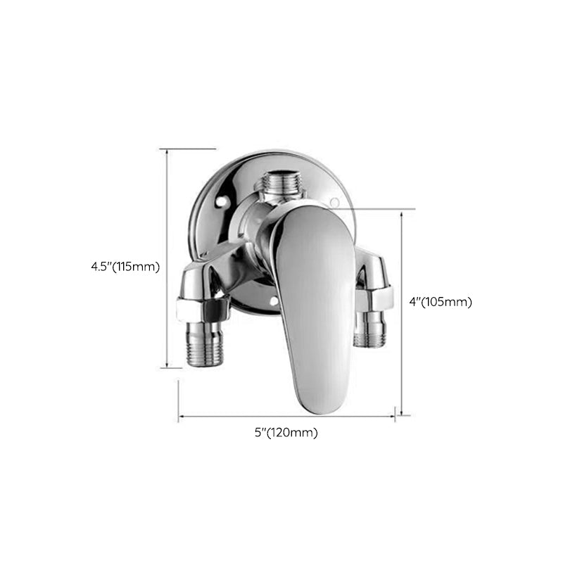 Sikunuo | Shower Trim Massage Jet Level Handle Wall Mounted Shower Trim