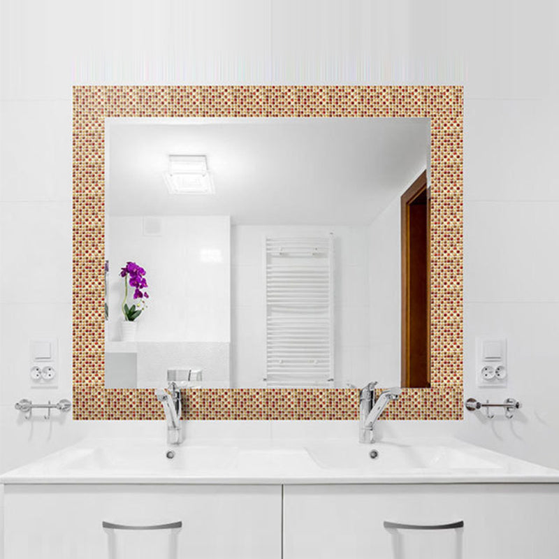 Sikunuo | Peel and Stick Mosaic Tile Waterproof Square Peel and Stick Tile for the Kitchen 20-Pack