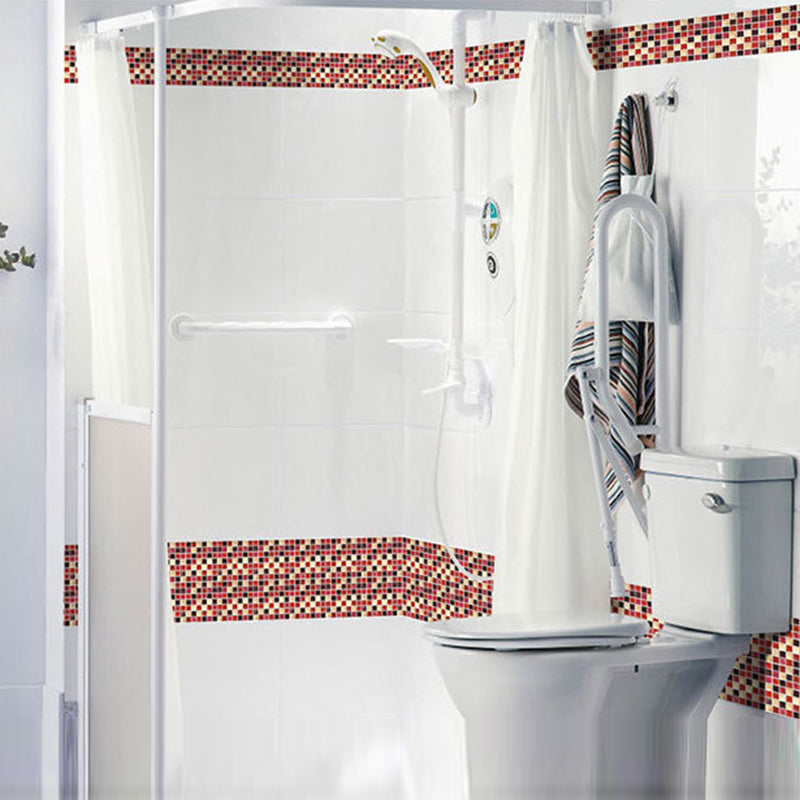 Sikunuo | Peel and Stick Mosaic Tile Waterproof Square Peel and Stick Tile for the Kitchen 20-Pack