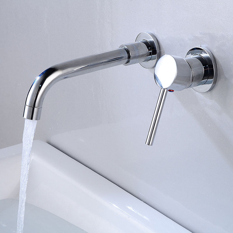 Sikunuo | Wall mounted metal bathtub faucet single lever swivel bathtub tap trim