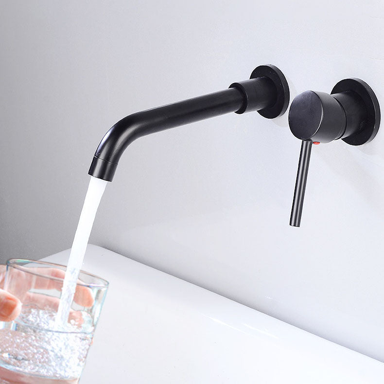 Sikunuo | Wall mounted metal bathtub faucet single lever swivel bathtub tap trim