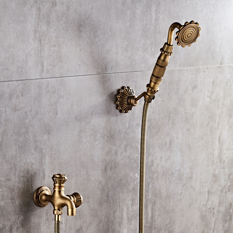 Sikunuo | Wall Mounted Metal Freestanding Bathtub Filler Copper Freestanding Faucet