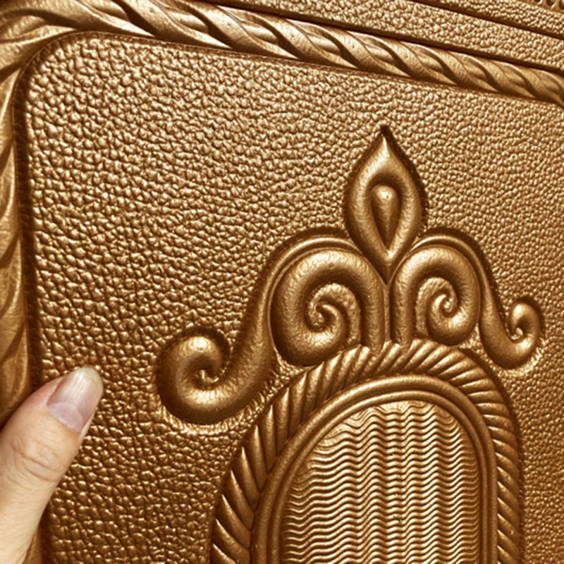 Sikunuo | Glam Style Wall Cladding Living Room Peel and Stick 3D Embossed Waterproof Wall Cladding