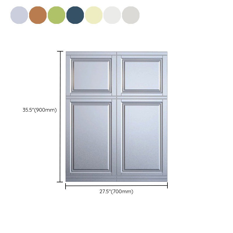 Sikunuo | Glam Style Wall Cladding Living Room Peel and Stick 3D Embossed Waterproof Wall Cladding