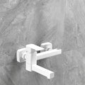 Sikunuo | Wall-mounted metal bathtub faucet low arc swivel bathroom faucet