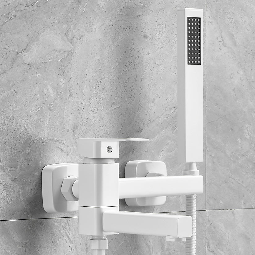Sikunuo | Wall-mounted metal bathtub faucet low arc swivel bathroom faucet