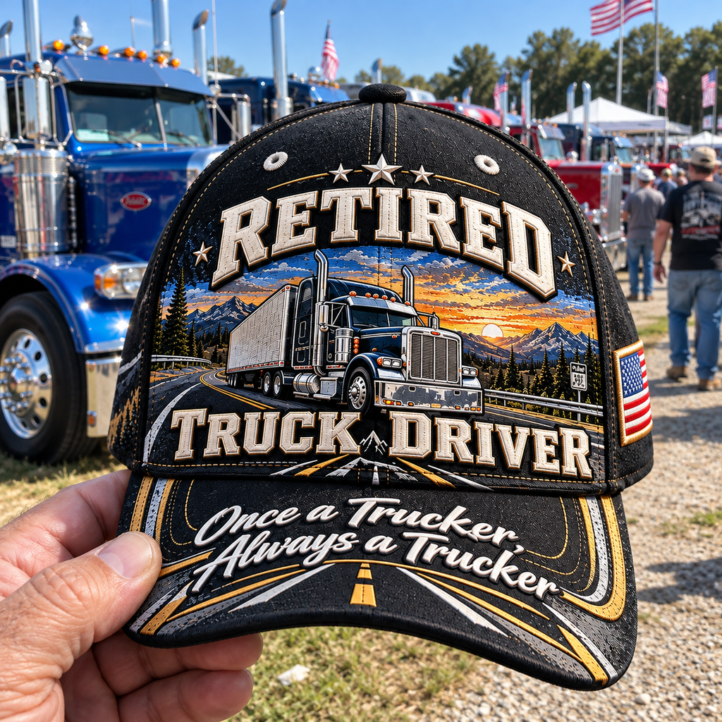 Retired Truck Driver Baseball Cap