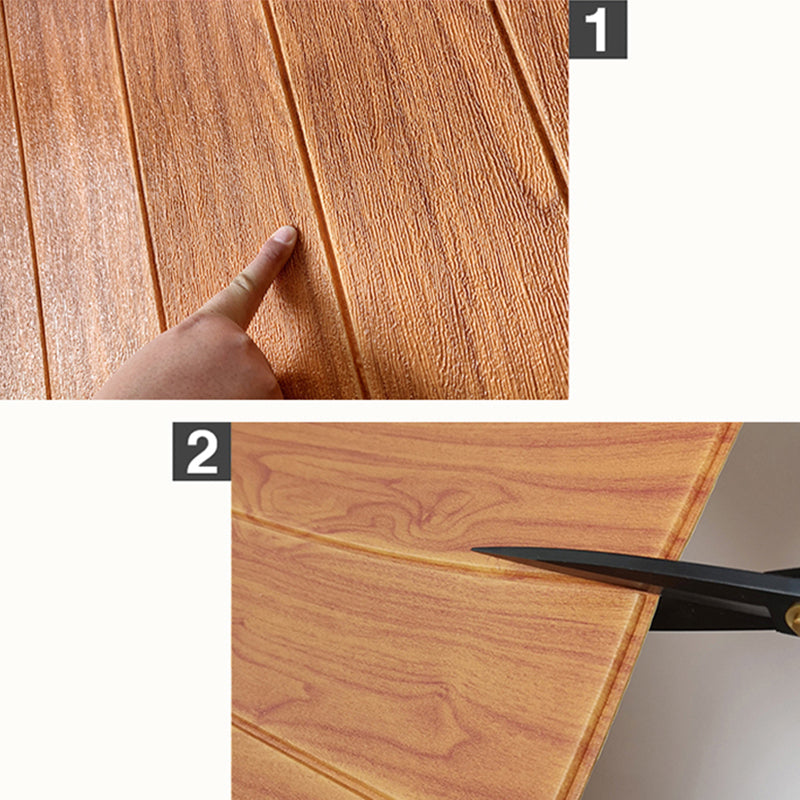 Sikunuo | Waterproof Wall Paneling Peel and Stick Wood Look Design Wall Paneling