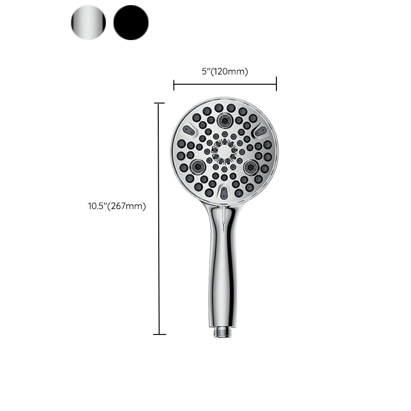 Sikunuo | Round Handheld Showerhead Plastic Water Efficient Showerhead