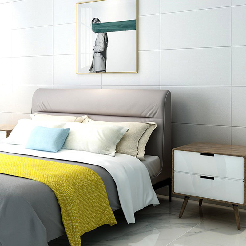 Sikunuo | Glam Wall Covering Peel and Stick Texture Effect Design Square Wall Panel