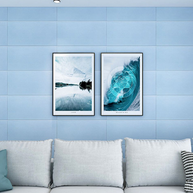 Sikunuo | Glam Wall Covering Peel and Stick Texture Effect Design Square Wall Panel