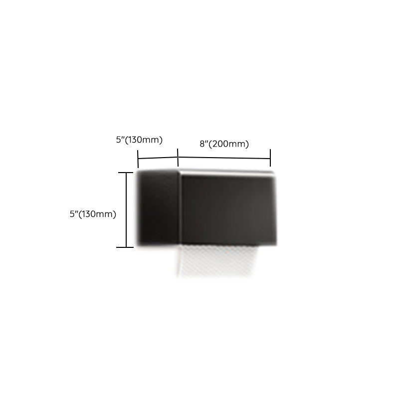 Sikunuo | Modern Bathroom Set Matte Black Bathroom Shelf Towel Holder Bathroom Accessories Set