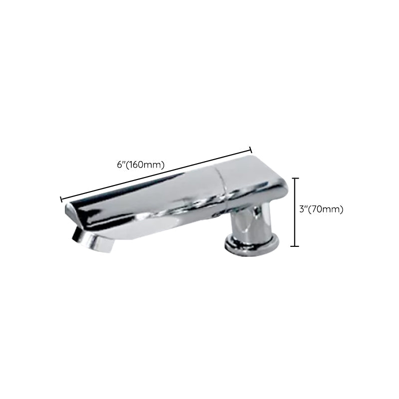 Sikunuo | Wall-mounted Copper Roman Bathtub Faucet Low Arc Roman Bathtub Filler Trim