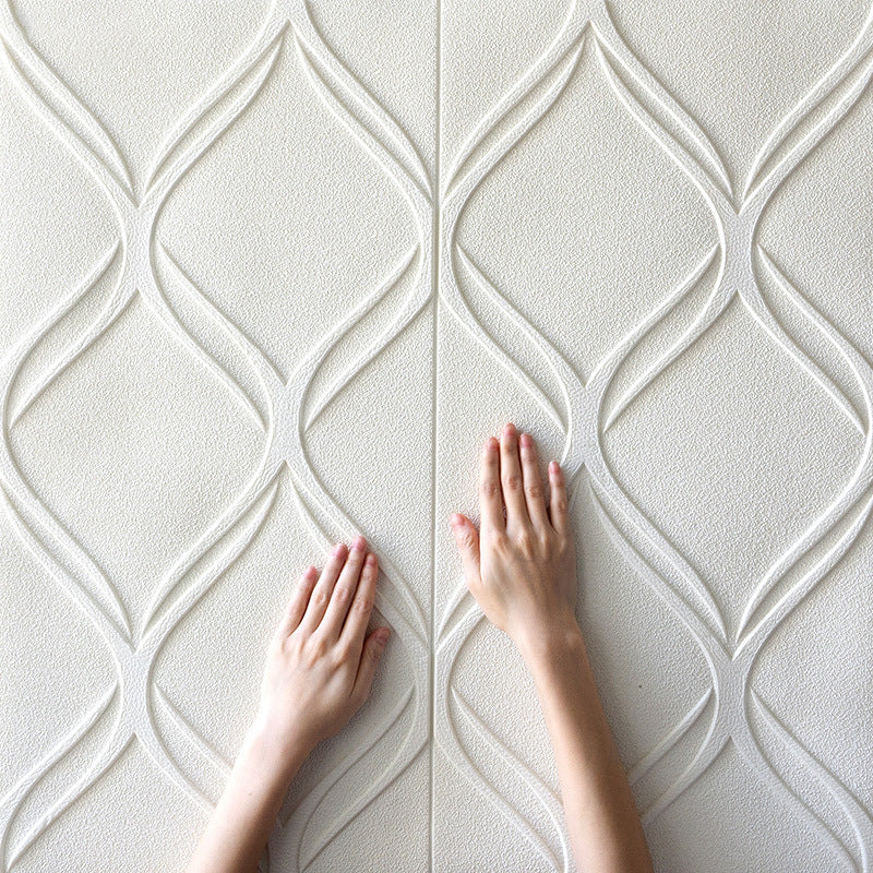 Sikunuo | Contemporary waterproof wall planks striped brick bedroom wall panels
