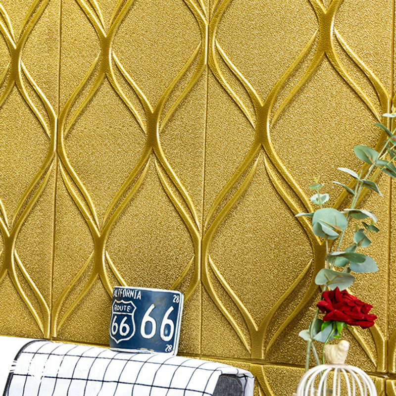Sikunuo | Contemporary waterproof wall planks striped brick bedroom wall panels