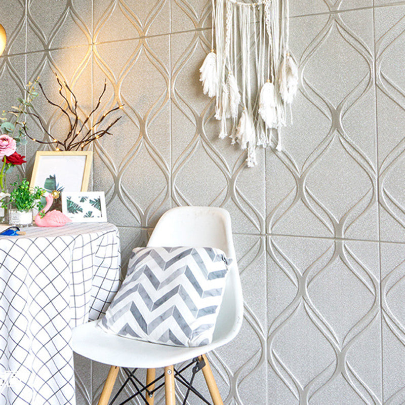 Sikunuo | Contemporary waterproof wall planks striped brick bedroom wall panels