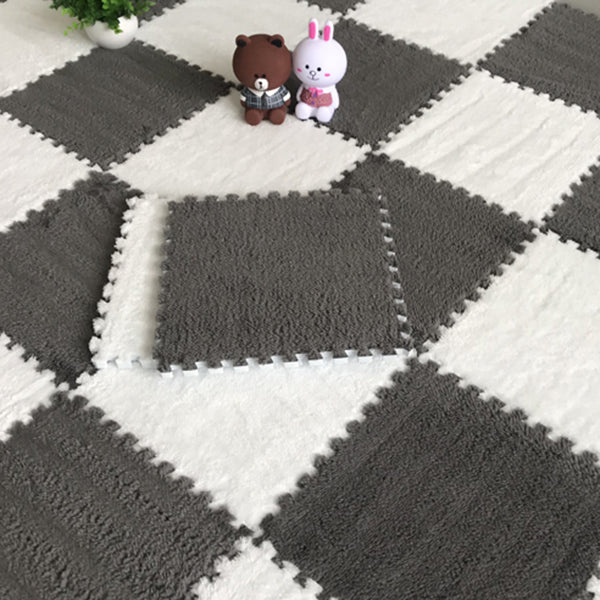 Sikunuo | Color-Fading-Resistant Carpet Tile Solid Interlocking Carpet Tile