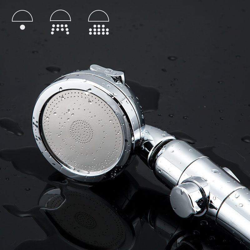 Sikunuo | Metal Universal Pressure Shower Head Adjustable Water Flow Handheld Shower Head