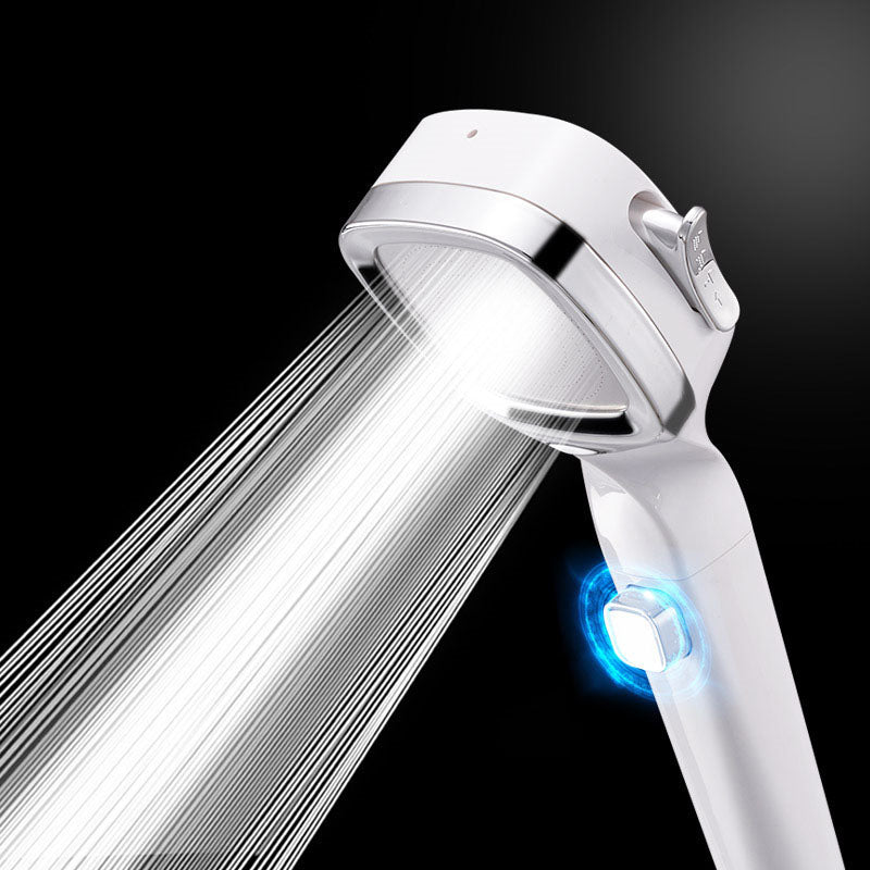 Sikunuo | 4-Stage Pressure Shower Head One-Button Water Stop Handheld Shower Head