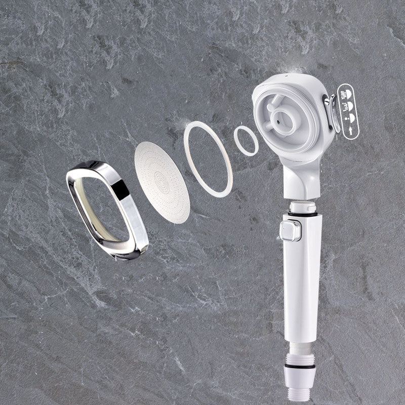 Sikunuo | 4-Stage Pressure Shower Head One-Button Water Stop Handheld Shower Head