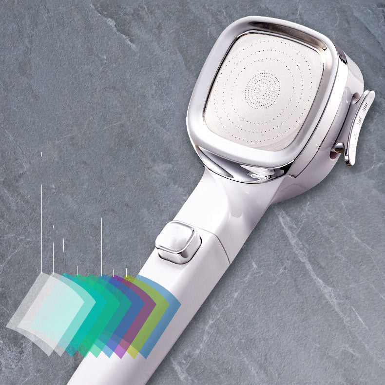 Sikunuo | 4-Stage Pressure Shower Head One-Button Water Stop Handheld Shower Head