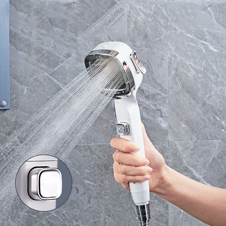 Sikunuo | 4-Stage Pressure Shower Head One-Button Water Stop Handheld Shower Head