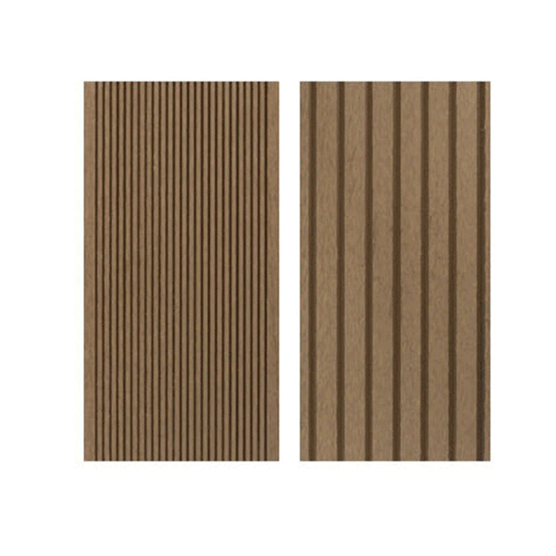 Sikunuo | Outdoor Wood Decking Waterproof Striped Pattern Floorboard